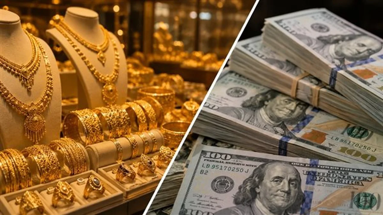 تقلبات سعر الدولار والذهب في البنوك والصاغة يوم السبت 6 يونيو